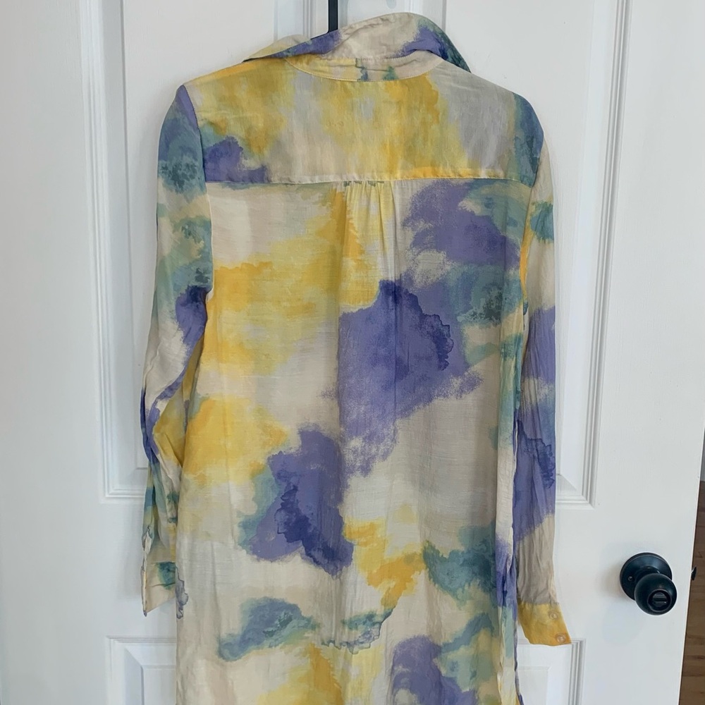 🍬3/20🍬INC International Concepts Multicolor Abstract Blouse